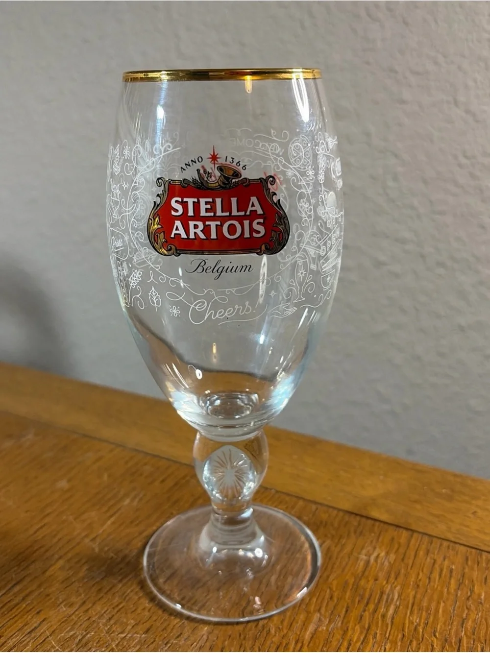 STELLA ARTOIS Cheers! Pasabahce Chalice Belgian Beer Glass 40cl